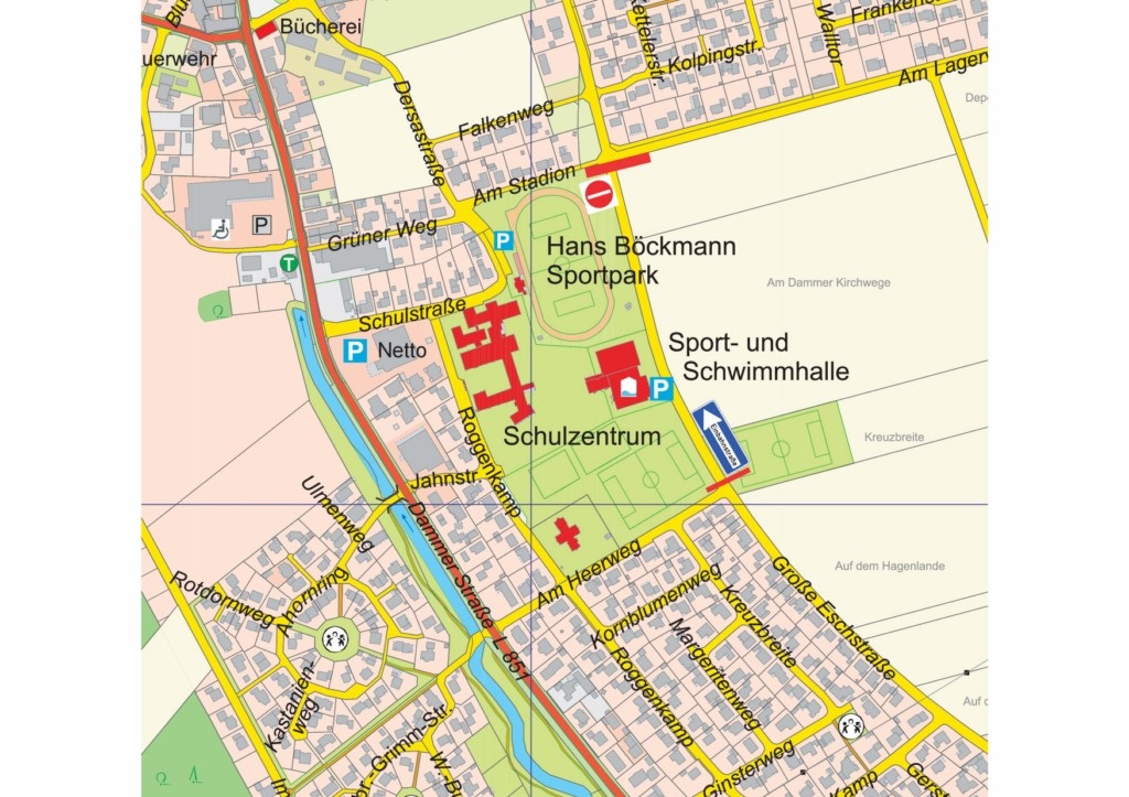 Lageplan-Parkplatz-Einbahnstrasse