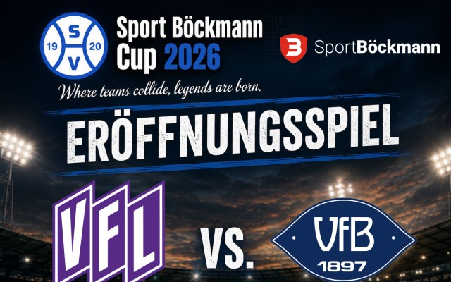 Sport Böckmann Cup 2026 – Das Eröffnungsspiel steht fest